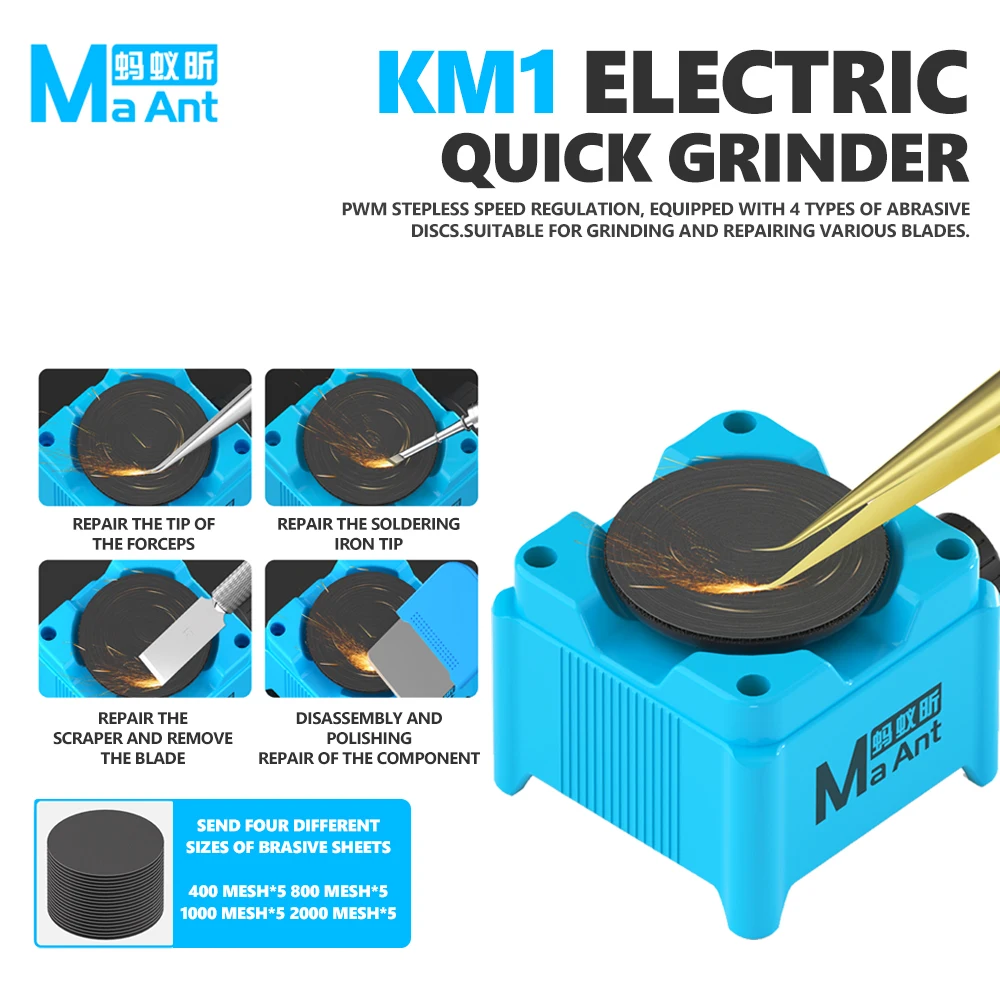 Electronics Repair Tools - MaAnt KM1 Electric Grinder 7000–15000 RPM