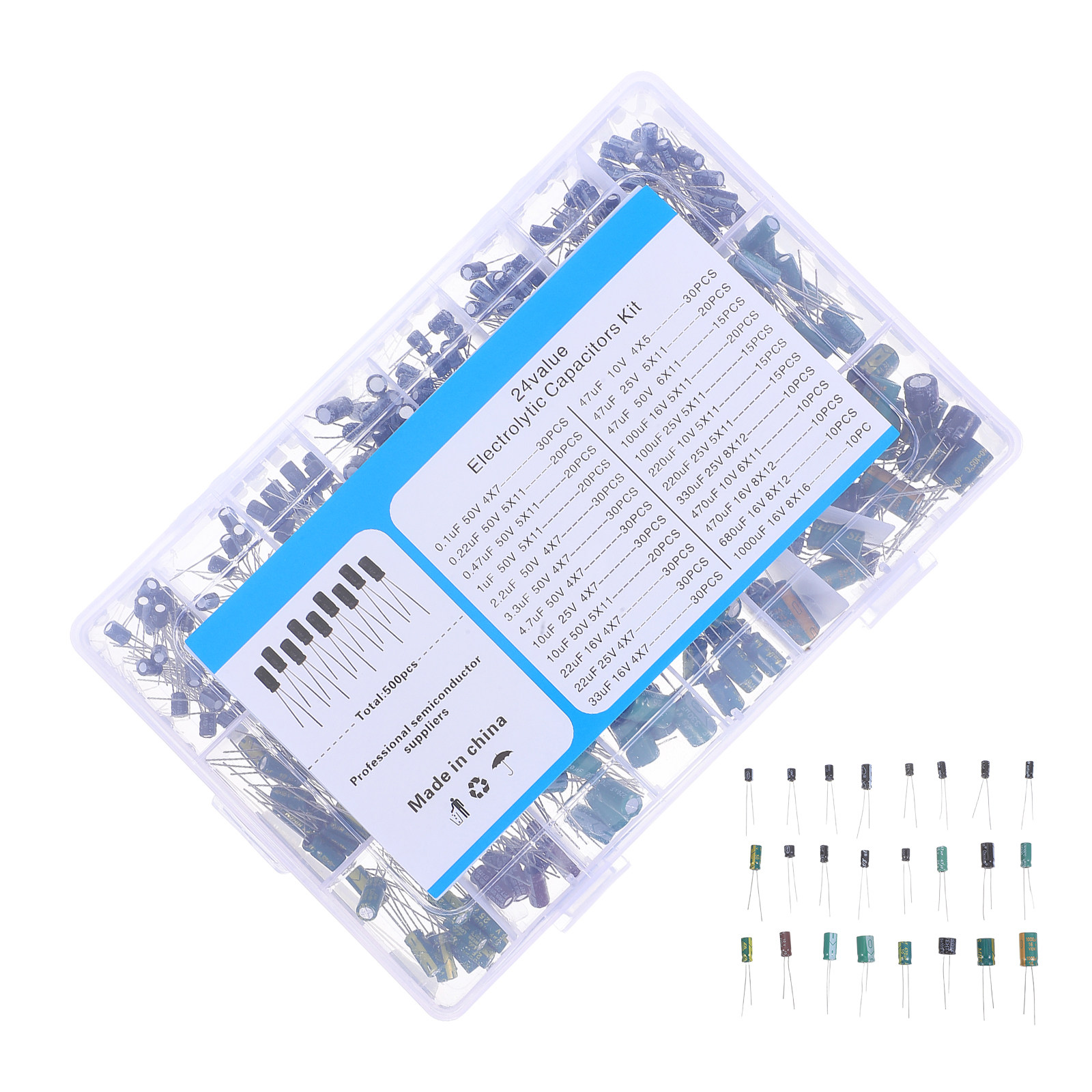 500Pcs Aluminum Electrolytic C - Electronics Repair In Usa 评论和价格